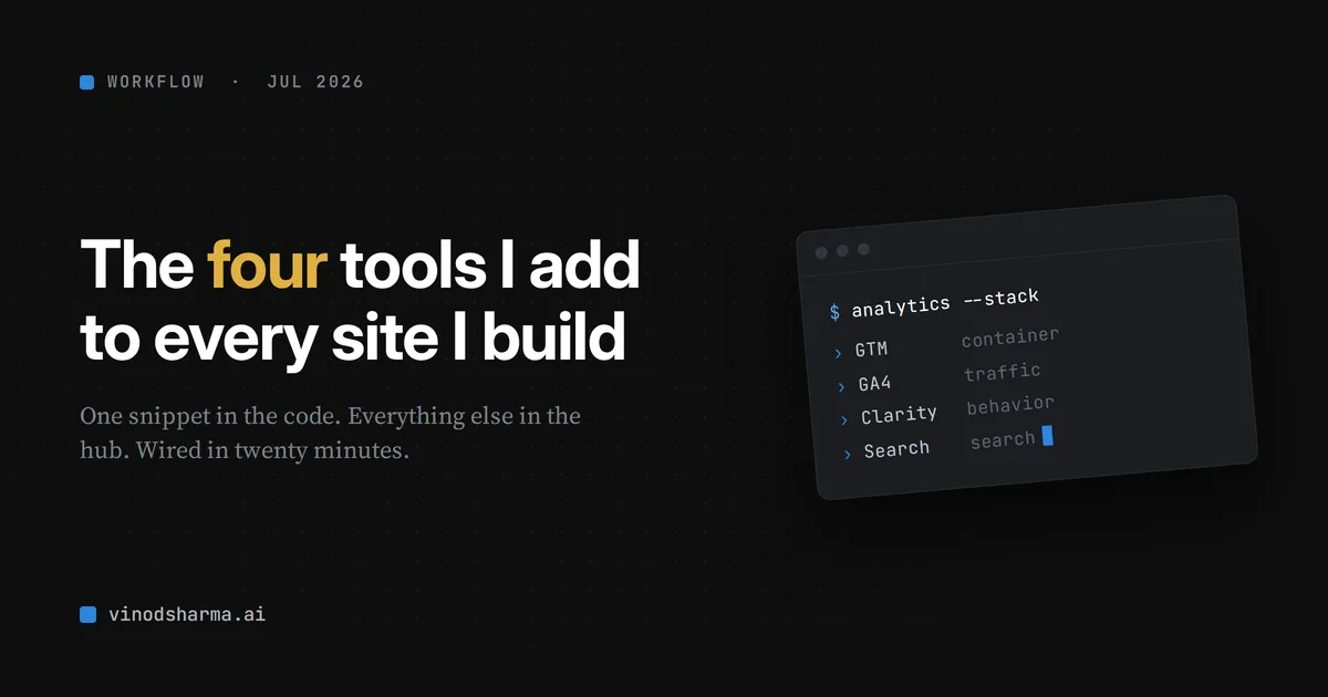 The 4 Analytics Tools I Add to Every Website I Build