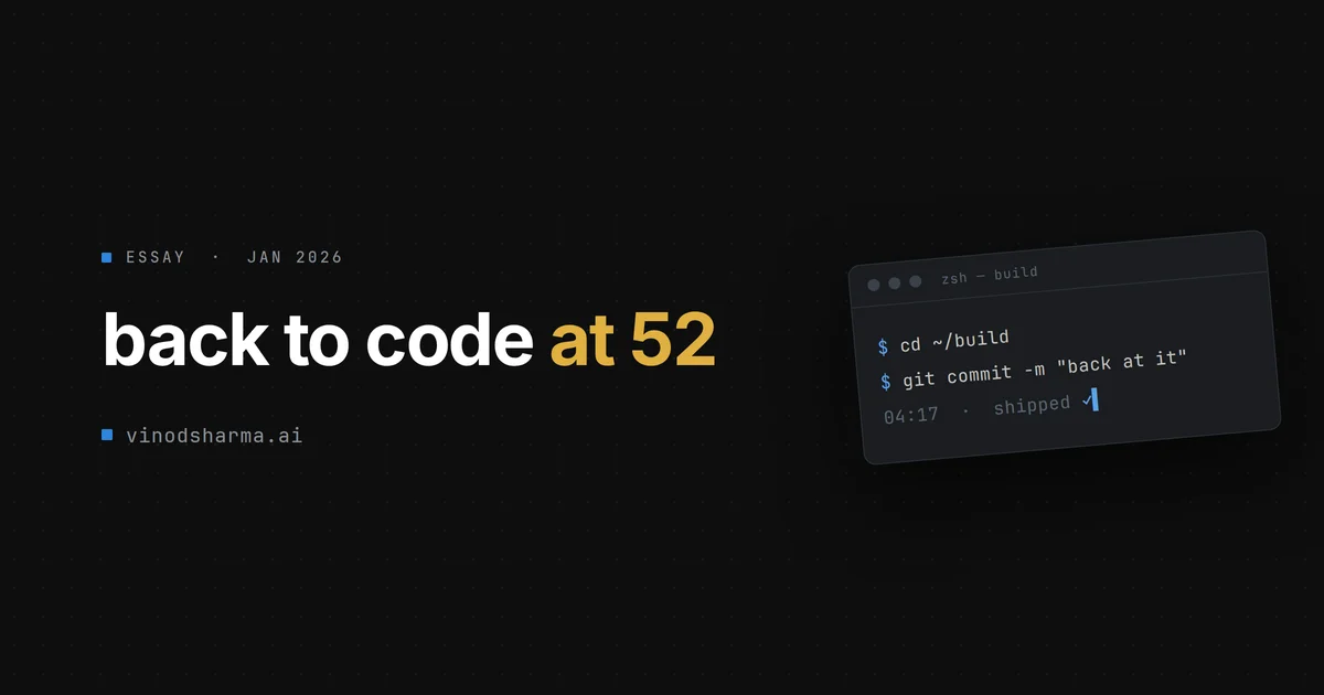 Coding at 52: How AI Tools Brought Me Back After 12 Years